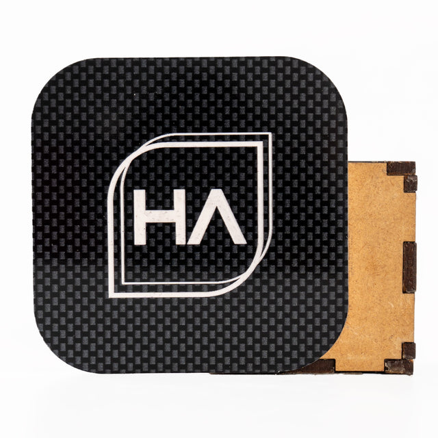 1/16in Two Tone Carbon Fiber/White Acrylic Sheet Physical Houston Acrylic 