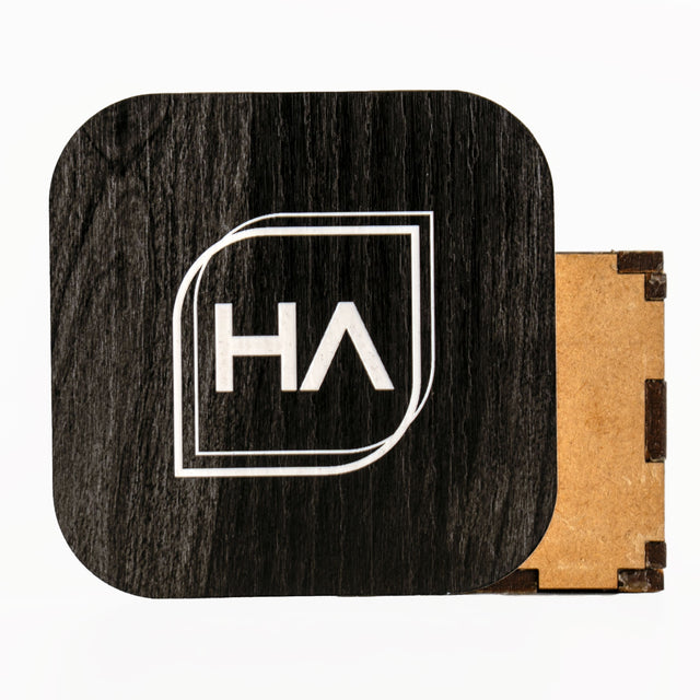 1/16in Two Tone Naturals Carbon Ash/White Physical Houston Acrylic 