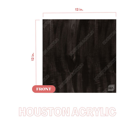 1/16in Two Tone Naturals Carbon Ash/White Physical Houston Acrylic 
