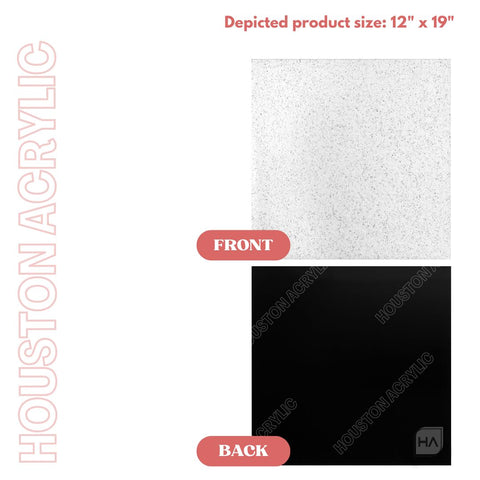 1/16in Two Tone Naturals Luna Pearl/Black Physical Houston Acrylic 