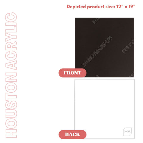 1/16in Two Tone Naturals Midnight Leather/White Physical Houston Acrylic 