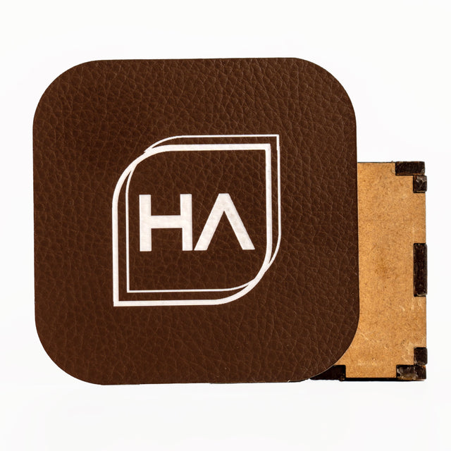 1/16in Two Tone Naturals Tobacco Leather/White Physical Houston Acrylic 