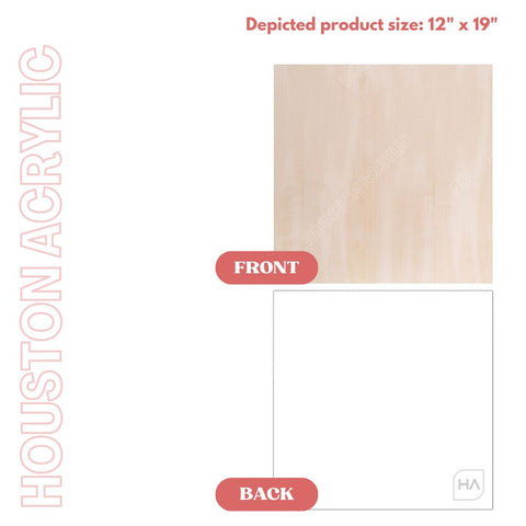 1/16in Two Tone Naturals Whitewash/White Physical Houston Acrylic 