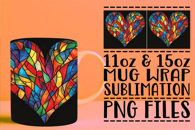 11oz Love Patterns in Mug Sublimation afrosvg 