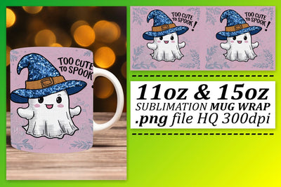 11oz/15oz Fall Pumpkin Mug Wrap Halloween Sublimation Sublimation afrosvg 