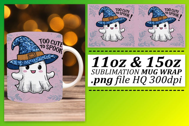 11oz/15oz Fall Pumpkin Mug Wrap Halloween Sublimation Sublimation afrosvg 