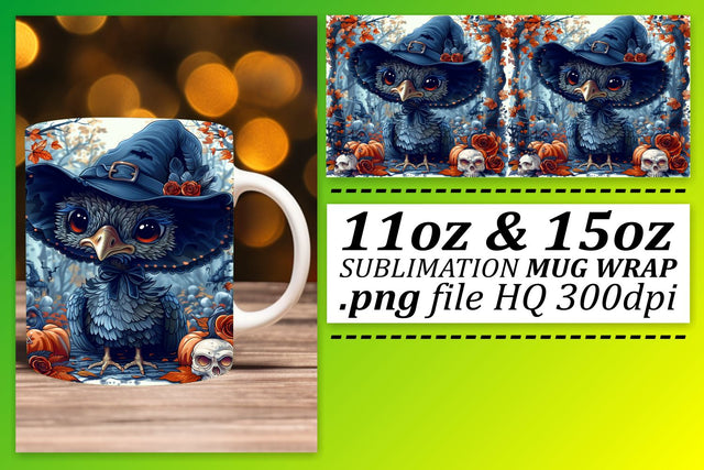 11oz/15oz Sublimation Wrap Thanksgiving Turkey Mug Sublimation afrosvg 