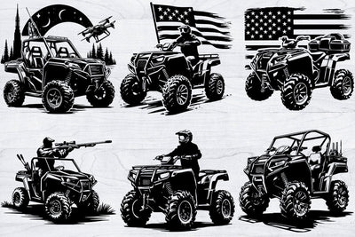 12 Atv Polaris Ranger Svg Bundle, Offroad Riding Svg SVG Creativeart88 