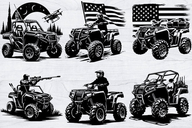12 Atv Polaris Ranger Svg Bundle, Offroad Riding Svg SVG Creativeart88 