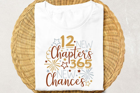 12 New Chapters 365 New Chances| New Year's Eve 202 SVG Cutting Files. SVG CosmosFineArt 