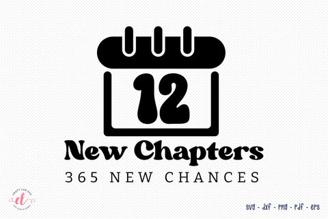 12 New Chapters 365 New Chances SVG SVG CraftLabSVG 