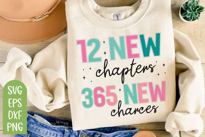 12 new chapters 365 new charces, New Years SVG, New Year SVG Bundle, 2025 Svg, New Years Eve Shirt, New Years SVG Quotes, Funny New Years Design SVG farhad farhad 