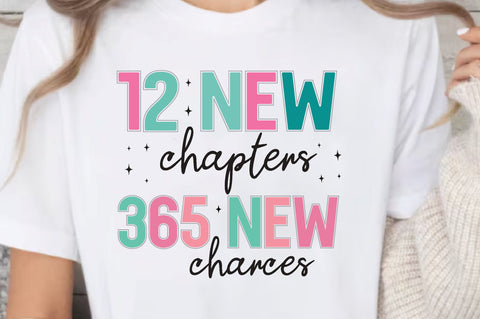 12 new chapters 365 new charces, New Years SVG, New Year SVG Bundle, 2025 Svg, New Years Eve Shirt, New Years SVG Quotes, Funny New Years Design SVG farhad farhad 