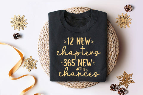 12 New Chapters I New Year 2024 SVG I Happy New Year SVG PNG SVG Happy Printables Club 