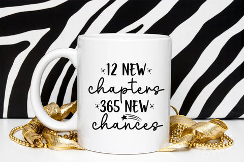 12 New Chapters I New Year 2024 SVG I Happy New Year SVG PNG SVG Happy Printables Club 