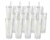 12 Pack - 24 oz Tall Snow Globe Cup | Tumbler Blanks