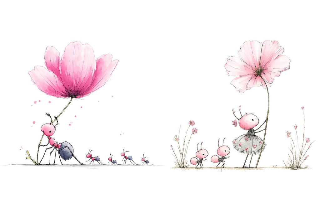 12 Spring Bugs Clipart Bundle, Watercolor Insects PNG - So Fontsy