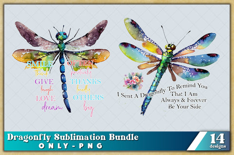 14 Dragonfly Sublimation Bundle, Insect PNG Design, Decorative Collection, Dragonfly PNG, Watercolor Dragonfly, Digital Download, Sublimation PNG Sublimation Jagonath Roy 