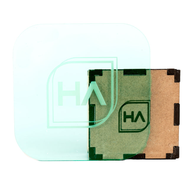 1/4in Dark Green Glass Cast Acrylic Sheet Physical Houston Acrylic 