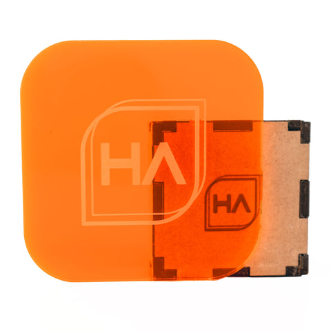1/4in Fluorescent Orange Cast Acrylic Sheet Physical Houston Acrylic 