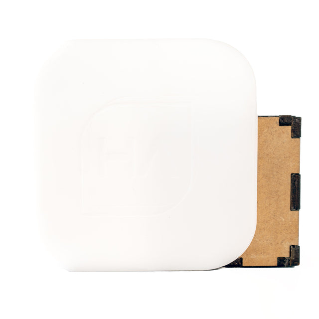 1/4in White Matte One Side Shiny One Side Cast Acrylic Sheet Physical Houston Acrylic 