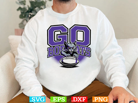 15 Bobcats Football Shirt Bundle, Sports Team Svg, Bobcats Football Silhouette SVG Creativeart88 