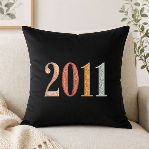 15th Birthday Embroidery File, Born in 2011 Birthday Gift, 2011 Machine Embroidery Design Embroidery/Applique DESIGNS PatternFeed8 