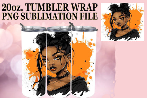 15x 20oz Tumbler Wrap Design Set , Halloween Sublimation afrosvg 