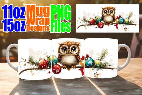 15x Bold Sublimation Mug Wrap , Holiday Sublimation afrosvg 