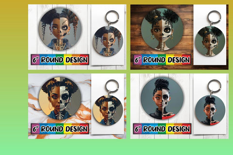 15x Car Coaster Design Bundle Set , Halloween Sublimation afrosvg 