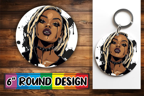 15x Car Coaster & Keychain Sublimation , Halloween Sublimation afrosvg 