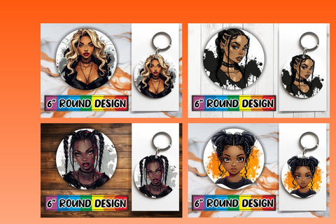 15x Car Coaster Sublimation Bundle , Halloween Sublimation afrosvg 