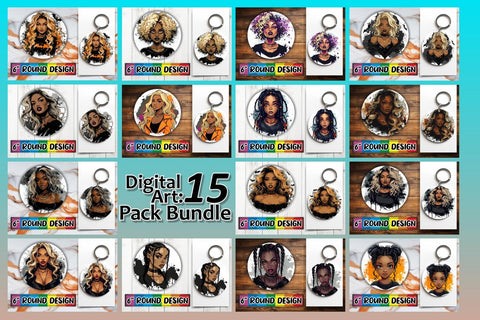 15x Car Coaster Sublimation Bundle , Halloween Sublimation afrosvg 