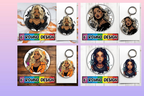 15x Car Coaster Sublimation Bundle , Halloween Sublimation afrosvg 