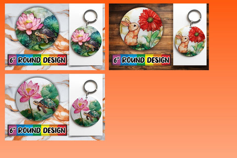 15x Car Coaster Sublimation Pack , Animals Sublimation afrosvg 