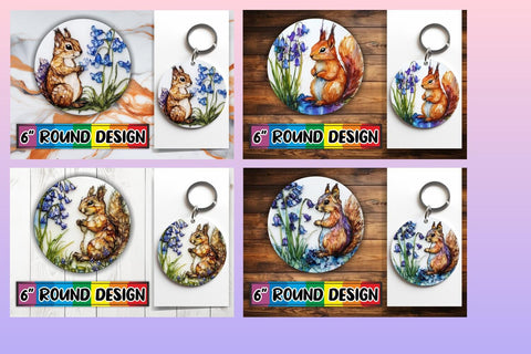 15x Car Coaster Sublimation Pack , Animals Sublimation afrosvg 