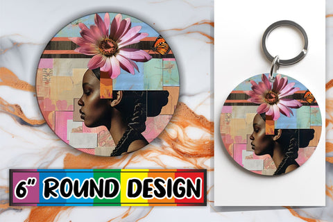 15x Coaster Design Bundle Set , Woman Sublimation afrosvg 