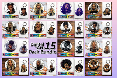 15x Coaster Design Pack Sublimation , Halloween Sublimation afrosvg 
