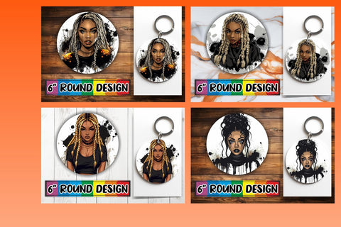 15x Coaster Design Pack Sublimation , Halloween Sublimation afrosvg 