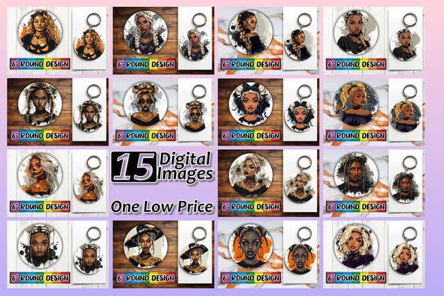 15x Coaster Design Sublimation Bundle Pack , Halloween Sublimation afrosvg 