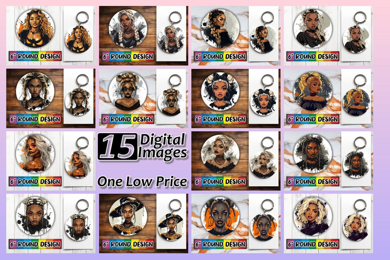 15x Coaster Design Sublimation Bundle Pack , Halloween Sublimation afrosvg 