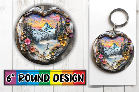 15x Coaster & Keychain Design Pack Sublimation , Christmas Sublimation afrosvg 