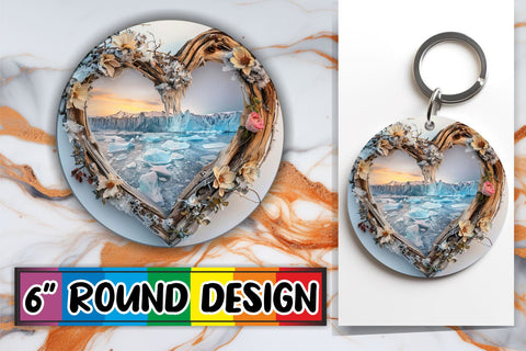 15x Coaster & Keychain Design Pack Sublimation , Christmas Sublimation afrosvg 