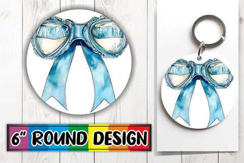 15x Coaster & Keychain Sublimation Kit , Bow Sublimation afrosvg 
