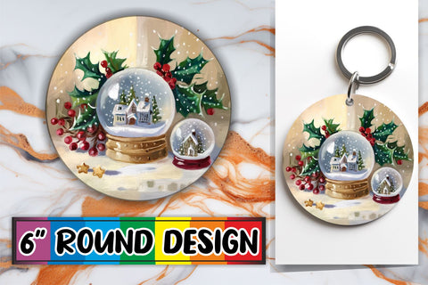 15x Coaster & Keychain Sublimation Kit , Christmas Sublimation afrosvg 