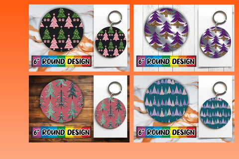15x Coaster & Keychain Sublimation Kit , Christmas Sublimation afrosvg 