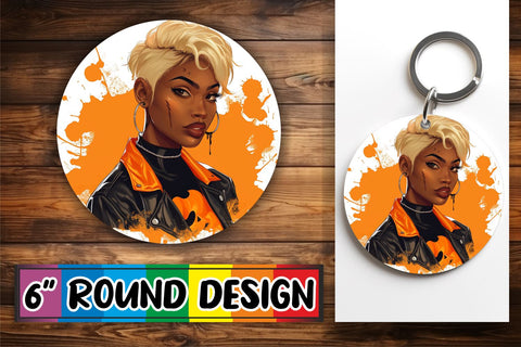 15x Coaster Round Design Bundle for Sublimation , Halloween Sublimation afrosvg 