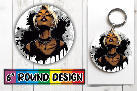 15x Coaster Round Design Bundle for Sublimation , Halloween Sublimation afrosvg 