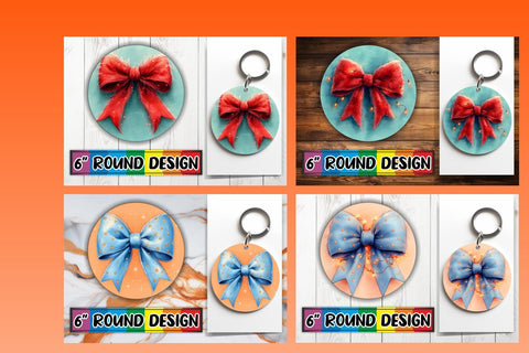 15x Coaster Sublimation Design Bundle , Xmas Bow Sublimation afrosvg 