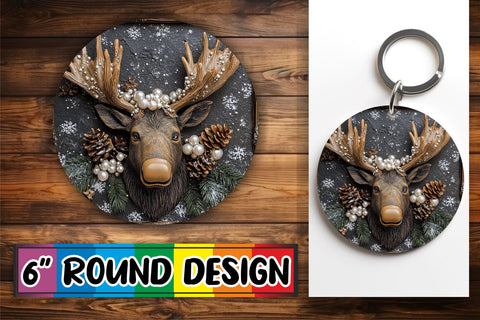 15x Coaster Sublimation Design Set , Christmas Sublimation afrosvg 